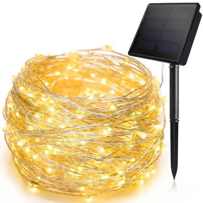 Luci a Catena Fatate Solari a LED, Impermeabili