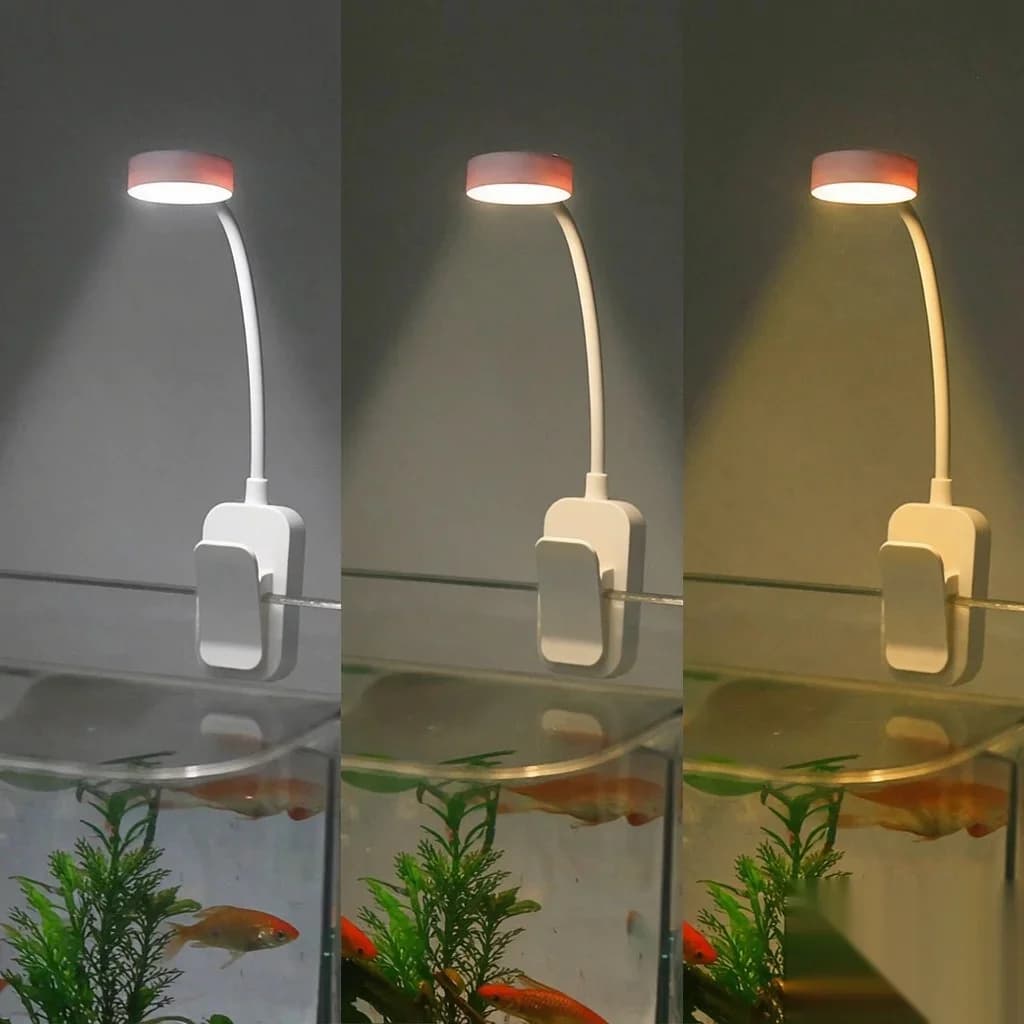 Luce LED a Clip con Batteria, Dimmerabile e Ruotabile