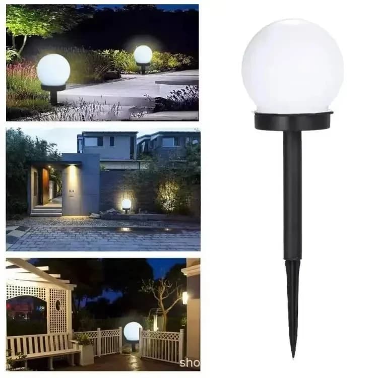 Sfera LED a Energia Solare Impermeabile per Giardino
