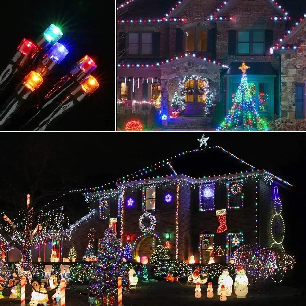 Stringa LED Solare a 8 Colori, Impermeabile da Esterno
