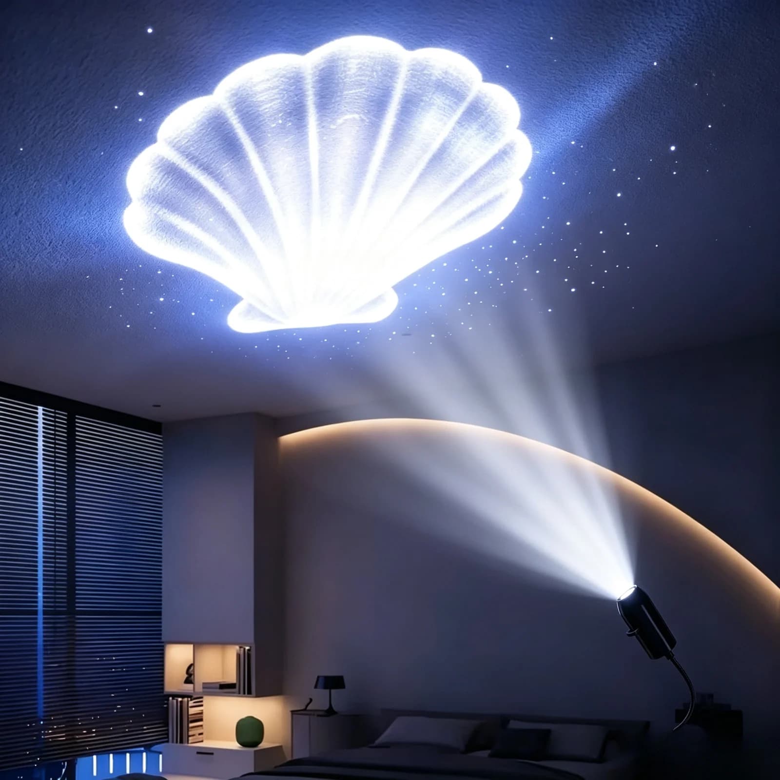 Proiettore Notturno USB Serie Oceano Cielo Stellato