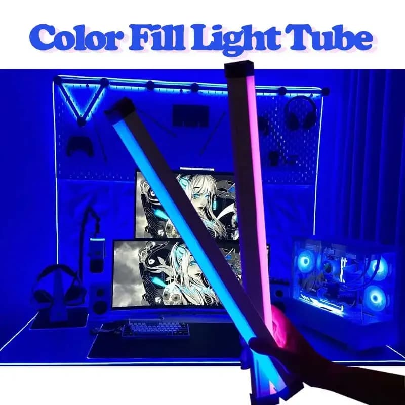 Bastoncino luce tubolare RGB USB, 17cm o 32cm