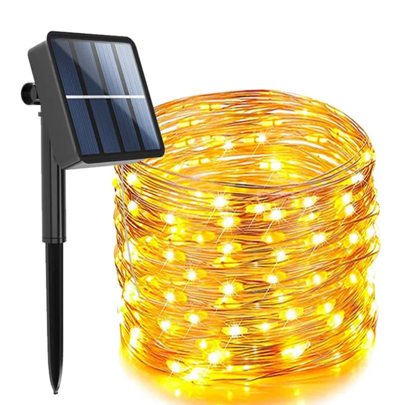 Luci a festone solari per esterni