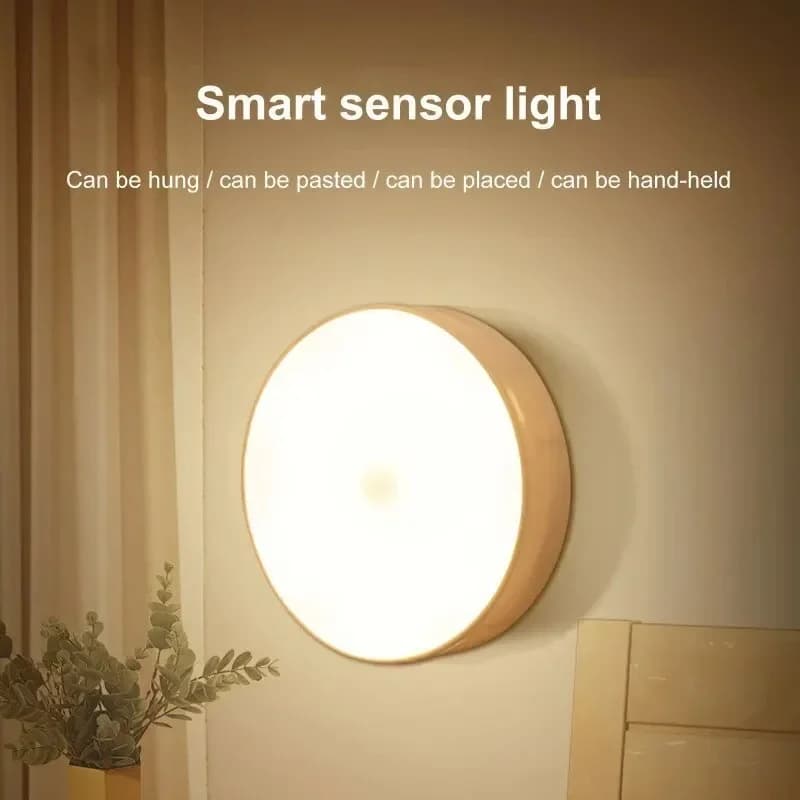 Luce notturna LED magnetica ricaricabile per dormitorio, dimmerabile