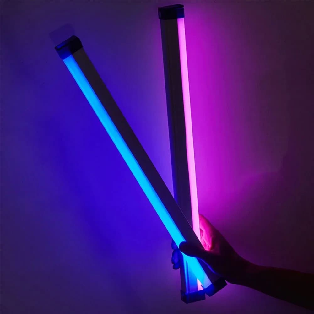 Stick luminoso RGB USB a tubo, 17cm o 32cm