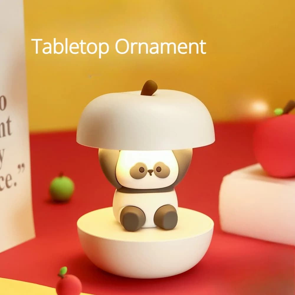 Mini luce notturna panda ricaricabile con dimmer