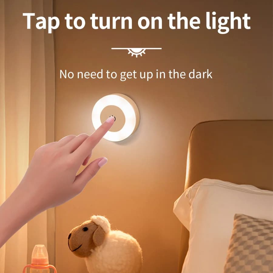 Luce da parete LED portatile dimmerabile senza fili