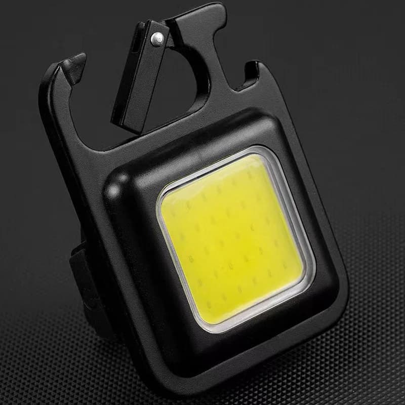 Mini luce da lavoro LED COB portachiavi, ricaricabile Type-C
