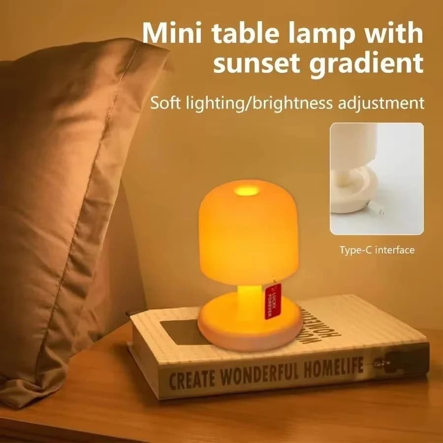 Lampada tramonto LED ricaricabile USB con controllo touch