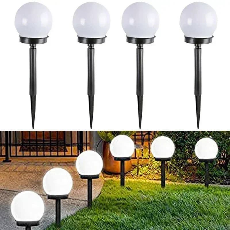 Palla luminosa LED da giardino a energia solare
