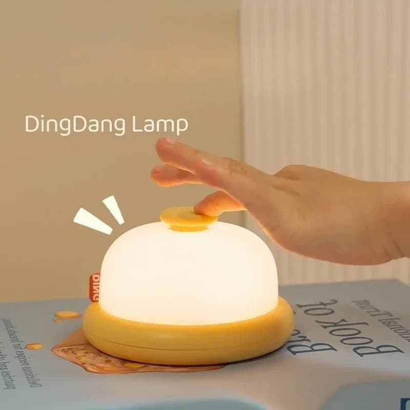 Luce notturna LED bianco caldo a campanella con timer