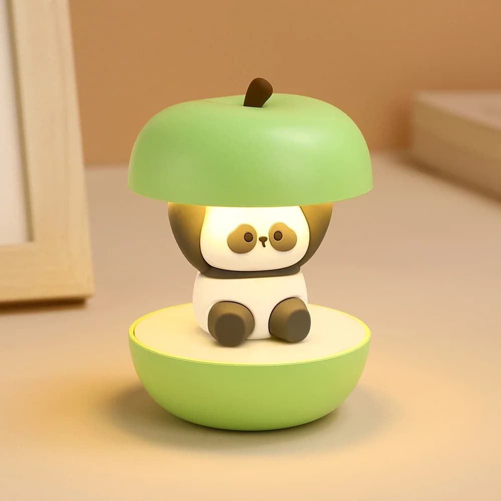 Mini luce notturna panda ricaricabile con dimmer